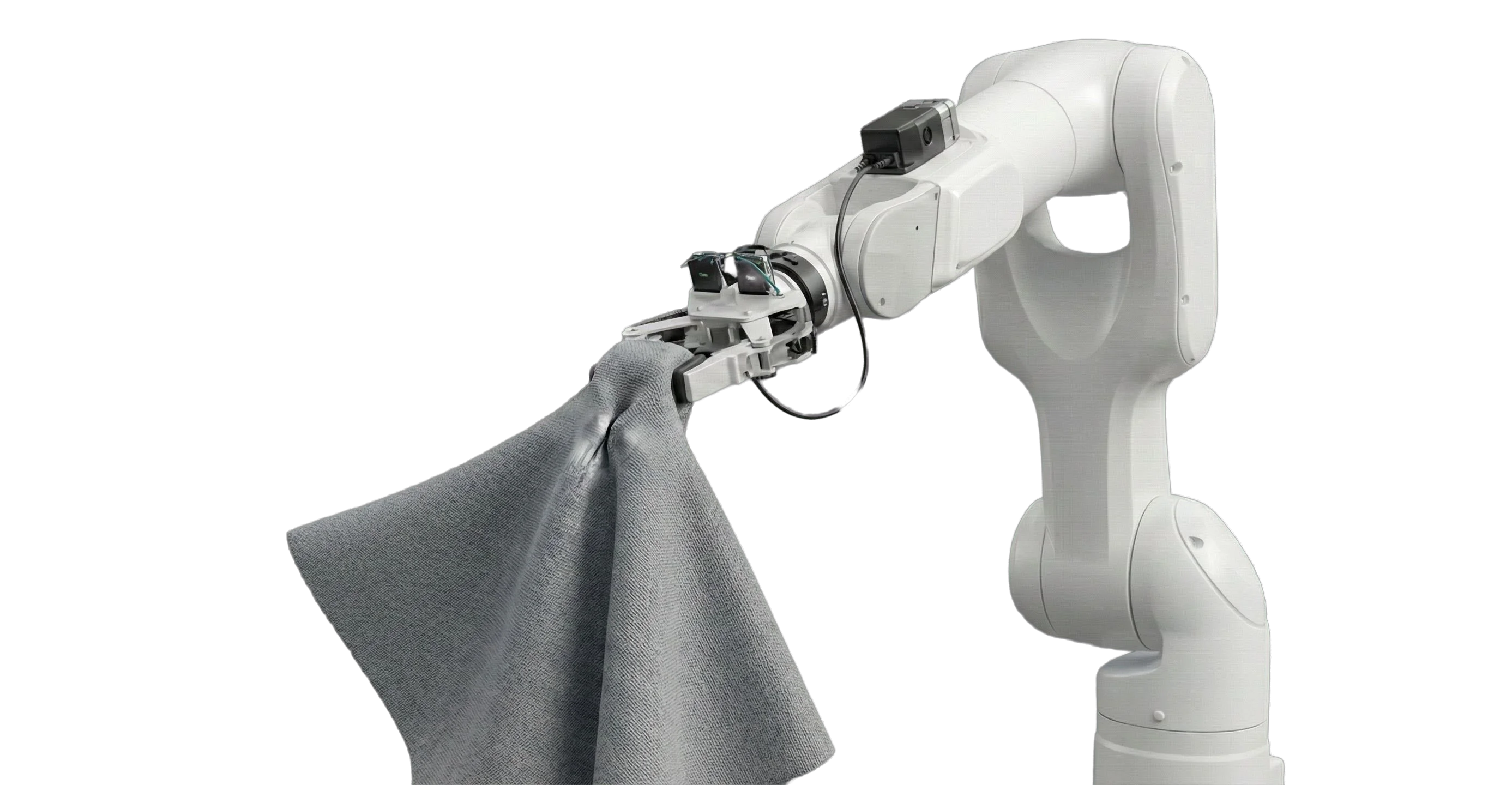 Robot arm and fabric